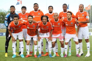 Un once titular del equipo dominicano la pasada temporada.
