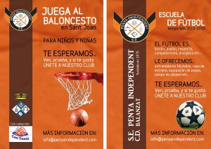 La Peña Independiente ha creado la división de baloncesto para los más pequeños.