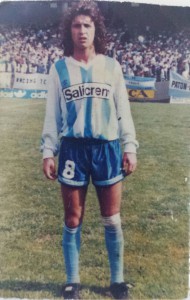 Luis Barattucci, con el Racing de Avellaneda argentino.