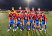 Adrián Martín desata el rugido del Portmany en el último suspiro del derbi de la Liga Nacional juvenil