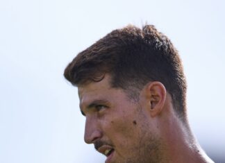 Futbolistas del UD Ibiza durante un entrenamiento de la temporada 2026-27.